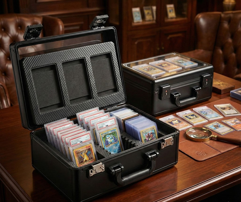 Premium Graded Card Slab Case with Display Window (Fits 66 PSA/BGS/CGC)